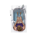 Ella Mobile 26"x45 Acrylic Air and Hydro Massage Walk-In Bathtub with Left Outward Swing Door, 2 Piece Fast Fill Faucet, 2"  Drain 7