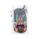 Ella Mobile 26"x45 Acrylic Hydro Massage Walk-In Bathtub with Left Outward Swing Door, Heated Seat, 2 Piece Fast Fill Faucet, 2"  Drain 7