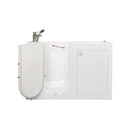 Ella Lounger 27"x60" Acrylic Hydro Massage Walk-In Bathtub with Left Outward Swing Door, Heated Seat, 2 Piece Fast Fill Faucet, 2" Dual Drain 7
