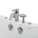 Ella Tub4Two 32"x60" Hydro + Air Massage w/ Independent Foot Massage Acrylic Two Seat Walk in Tub, Left Outswing Door, 2 Piece Fast Fill Faucet, 2" Dual Drains 7