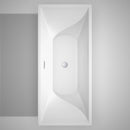 Wyndham Collection Maryam 71" Soaking Bathtub - White WC-BTK1518-71 4