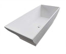 Venzi PietraStone 32 x 71 Man Made Stone Freestanding Bathtub with Center Drain By Atlantis