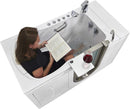 Elite Hydro Foot Massage Acrylic Walk-In Tub, Fast Fill Faucet, Right 2" Dual Drain