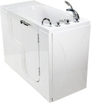 Ella's Bubbles OLA2652-R Transfer26 E26 x 52" Soaking Acrylic Walk-In Bathtub with Right Outward Swing Door, Thermostatic Faucet, Dual 2" Drains, White