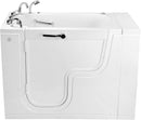 Ella's Bubbles OLA2652H-L-hHB Transfer26 26"x 52" Hydro Massage Acrylic Walk-In Bathtub with Heated Seat, Left Outward Swing Door, Ella 5pc. Fast-Fill Faucet, Dual 2" Drains, White 3