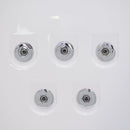 Ella's Bubbles OA3052D-R-D Capri Air and Hydro Massage Acrylic Walk-In Bathtub with Right Outward Swing Door, Digital Control, Thermostatic Faucet, Dual 2" Drains, 30"x52", White 17