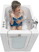 Ella's Front Entry 32" x 40" Acrylic Walk-In Bathtub, Left Hinge Door, Fast Fill Faucet, 2" Drain (Air + Hydro) 3