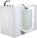 Ella's Bubbles OA3052HH-HB-L Capri Hydro Massage Acrylic Walk-In Bathtub, Left Outswing Door, Ella 5pc. Fast-Fill Faucet, Heated Seat, Dual 2" Drains, 30"x 52", White 13