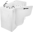 Ella's Bubbles OLA2652H-L-h Transfer26 Ella Transfer 26"x 52" Hydro Massage Acrylic Walk-In Bathtub with Heated Seat, Left Outward Swing Door, Thermostatic Faucet, Dual 2" Drains, White 2