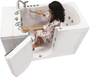 Ella's OA3052DH-L-D Capri Air and Hydro Massage Acrylic Walk-in Bathtub, Outward Swing Door, Thermostatic Faucet, Digital Control, Heated Seat, Left 2" Drain, 30"x 52", White 3