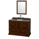 Wyndham Collection Rochester 48" Single Bathroom Vanity - Cherry WC-J231-48-SGL-VAN-CHE