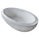 Venzi PietraStone 42 x 75 Man Made Stone Freestanding Bathtub with Center Drain By Atlantis