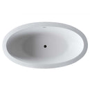 Venzi PietraStone 42 x 75 Man Made Stone Freestanding Bathtub with Center Drain By Atlantis 2