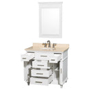 Wyndham Collection Berkeley 36" Single Bathroom Vanity - White WC-1717-36-SGL-WHT 2