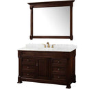 Wyndham Collection Andover 55" Traditional Bathroom Vanity Set - Dark Cherry WC-TS55-DKCH 2