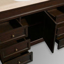 Wyndham Collection Andover 60" Traditional Bathroom Vanity Set - Dark Cherry WC-TS60-DKCH 6