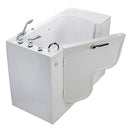 Ella's Transfer 30"x 52" Infusion Microbubble Therapy Wheelchair Accessible Acrylic Walk-In Bathtub with Left Outward Swing Door, Thermostatic Faucet, Dual 2" Drains