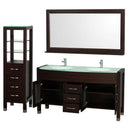 Wyndham Collection Daytona 60" Double Bathroom Vanity Set - Espresso WC-A-W2200-60-ESP-SET 2