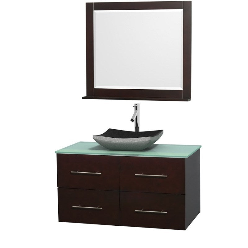 Wyndham Collection Centra 42" Single Bathroom Vanity Set for Vessel Sink - Espresso WC-WHE009-42-SGL-VAN-ESP 5