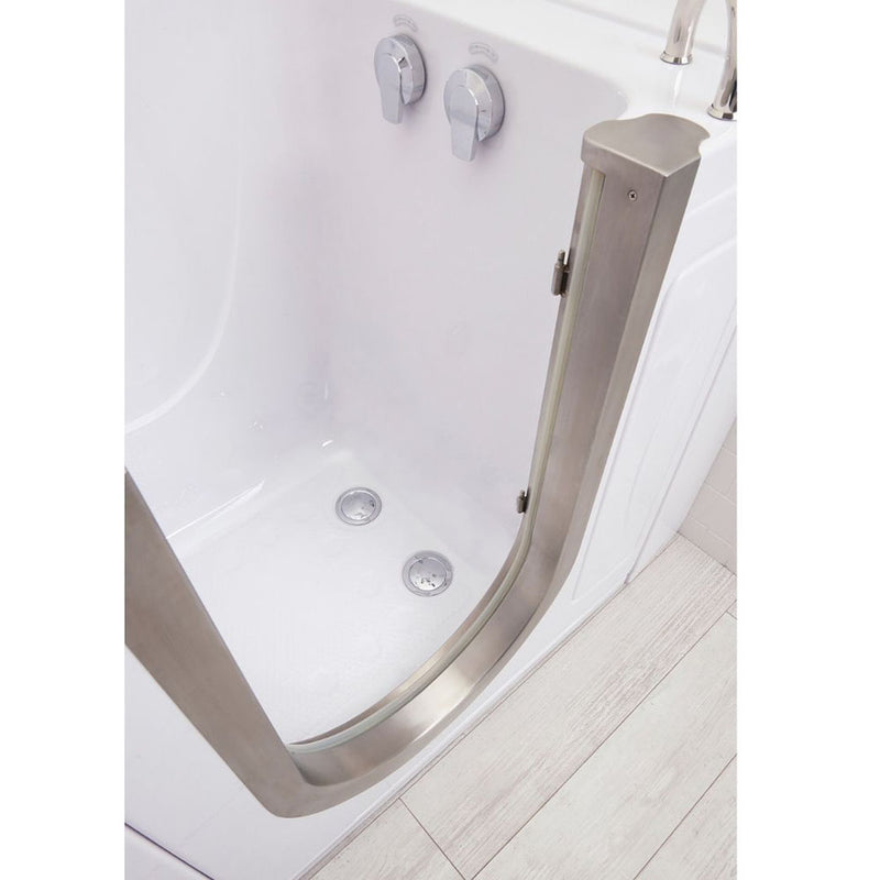 Ella Royal 32"x52" Acrylic Soaking Walk-In-Bathtub, Right Inward Swing Door, 2 Piece Fast Fill Faucet, 2" Dual Drain 8