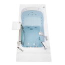 Ella Peitite 28"x52" Acrylic Hydro Massage Walk-In Bathtub with Right Inward Swing Door, 2 Piece Fast Fill Faucet, 2" Dual Drain 8