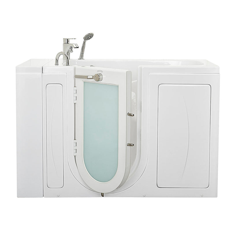 Ella Capri 30"x52" Acrylic Soaking Walk-In-Bathtub, Left Outward Swing Door, 2 Piece Fast Fill Faucet, 2" Dual Drain 8