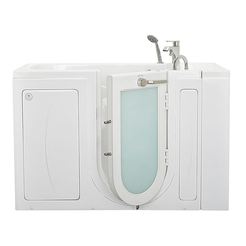 Ella Capri 30"x52" Acrylic Soaking Walk-In-Bathtub, Right Outward Swing Door, Heated Seat,  2 Piece Fast Fill Faucet, 2" Dual Drain 7
