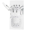 Ella Monaco 32"x52" Acrylic Air and Hydro Massage and Heated Seat Walk-In Bathtub with Left Outward Swing Door, 5 Piece Fast Fill Faucet, 2" Dual Drain 8