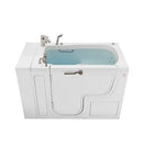 Ella Wheelchair Transfer 30"x52" Acrylic Hydro Massage Walk-In Bathtub with Left Outward Swing Door, Heated Seat, 2 Piece Fast Fill Faucet, 2" Dual Drain 8