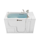 Ella Wheelchair Transfer 32"x52" Acrylic Hydro Massage Walk-In Bathtub with Right Outward Swing Door, 2 Piece Fast Fill Faucet, 2" Dual Drain 8