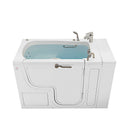 Ella Wheelchair Transfer 32"x52" Acrylic Hydro Massage Walk-In Bathtub with Right Outward Swing Door, Heated Seat, 2 Piece Fast Fill Faucet, 2" Dual Drain 8