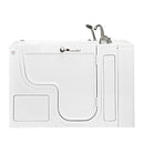 Ella Wheelchair Transfer 32"x52" Acrylic Hydro Massage Walk-In Bathtub with Right Outward Swing Door, Heated Seat, 5 Piece Fast Fill Faucet, 2" Dual Drain 8