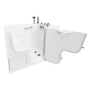 Ella Wheelchair Transfer 32"x52" Acrylic Soaking Walk-In-Bathtub, Right Outward Swing Door, 5 Piece Fast Fill Faucet, 2" Dual Drain 8
