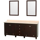 Wyndham Collection Acclaim 80" Double Bathroom Vanity for Vessel Sinks - Espresso WC-CG8000-80-DBL-VAN-ESP 6