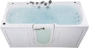 Ella's Bubbles O2SA3680TMFH Big4Two Triple Massage and MicroBubble Outward Swing Door Walk-in Bathtub with Heated, Ella 5pc. Fast-Fill Faucet Set, Two Seats, Center Dual 2" drains, 36"x 80", White 12