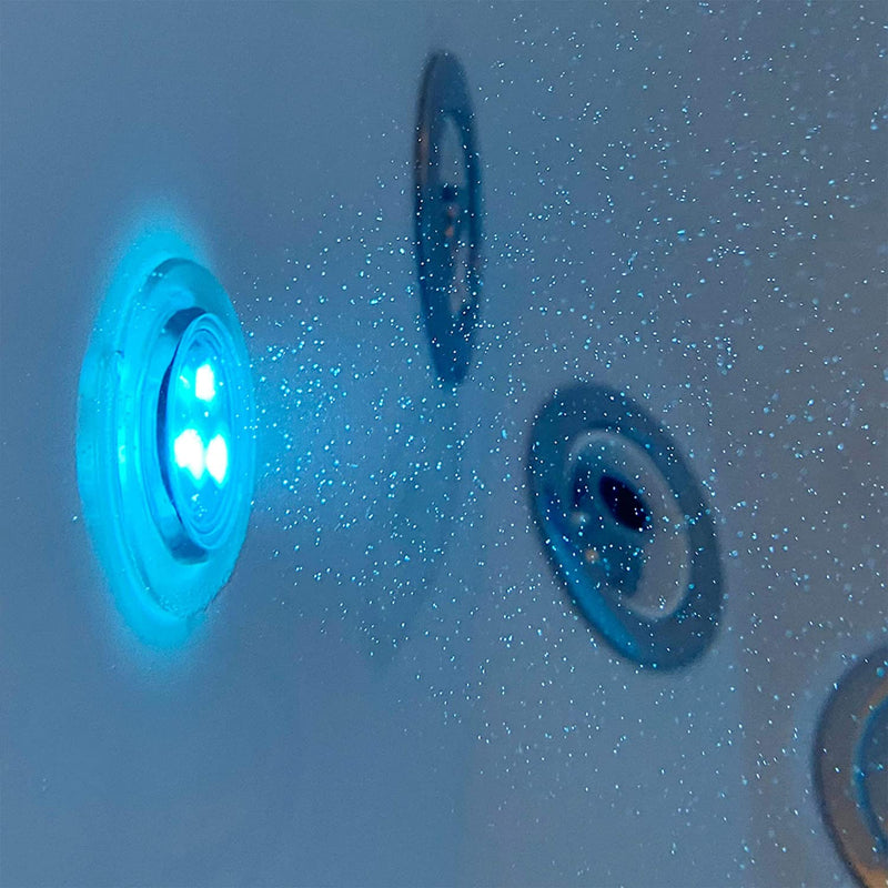 Ellas Bubbles Capri 30"x52" Acrylic Hydro Massage Walk-In Bathtub with Left Outward Swing Door, 2 Piece Fast Fill Faucet, 2" Dual Drain, White 7