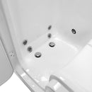 Transfer 36x55 Acrylic Hydro Massage, Microbubble and Heated Seat Walk-In Bathtub with Left Outward Swing Door, 5 Piece Fast Fill Faucet, 2" Dual Drain 6