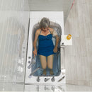 Ella's Bubbles H3117-HB Royal Hydro Massage Acrylic Walk-In Bathtub with Left Inward Swing Door, Ella 5pc. Fast-Fill Faucet, Dual 2" Drains, 32"x 52", White 5