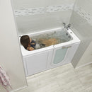 Ella's Bubbles OA2660H-R Lounger Hydro Massage Walk-In Bathtub with Right Outward Swing Door, Thermostatic Faucet, Dual 2" Drains, 27" x 60" x 43", White 8