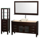 Wyndham Collection Daytona 60" Bathroom Vanity with Vessel Sink, Mirror and Cabinet - Espresso WC-A-W2109-60-T-ESP-SET 5