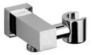 Jewel Faucets Solid Brass Modern Shower Wall Union with Hand Shower Holder, Designer Finish 86160-X