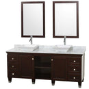 Wyndham Collection Premiere 72" Bathroom Double Vanity Set - Espresso WC-CG5000-72-ESP