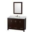 Wyndham Collection Sheffield 48" Single Bathroom Vanity - Espresso WC-1414-48-SGL-VAN-ESP 2