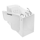 Ella's Bubbles OLA3252D-R-h-D Transfer32 Air and Hydro Massage and Heated Seat, Digital Control Walk-In Bathtub with Right Outward Swing Door, Thermostatic Faucet, Dual 2" Drains, White