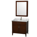 Wyndham Collection Hatton 36" Single Bathroom Vanity - Dark Chestnut WC-1616-36-SGL-VAN-CDK 3
