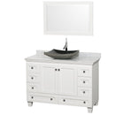Wyndham Collection Acclaim 48" Single Bathroom Vanity for Vessel Sink - White WC-CG8000-48-SGL-VAN-WHT 5