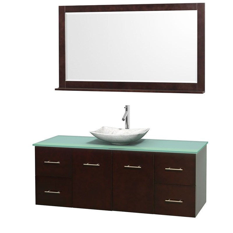 Wyndham Collection Centra 60" Single Bathroom Vanity Set for Vessel Sink - Espresso WC-WHE009-60-SGL-VAN-ESP 4