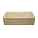 Lyons Industries Elite 4.5 ft. Left Drain Soaking Tub in Almond