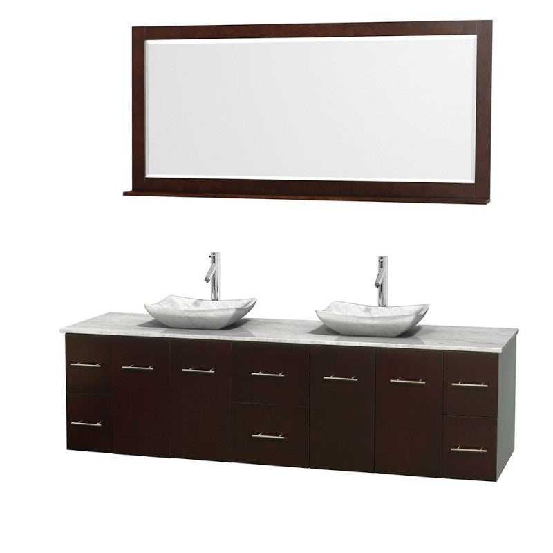 Wyndham Collection Centra 80" Double Bathroom Vanity Set for Vessel Sinks - Espresso WC-WHE009-80-DBL-VAN-ESP 7
