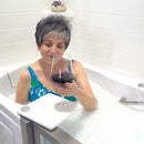 Ella Royal 32"x52" Acrylic Hydro Massage Walk-In Bathtub with Right Inward Swing Door, 2 Piece Fast Fill Faucet, 2" Dual Drain 9